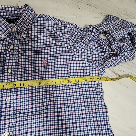 Ralph Lauren plaid button down shirt - Picture 6 of 7